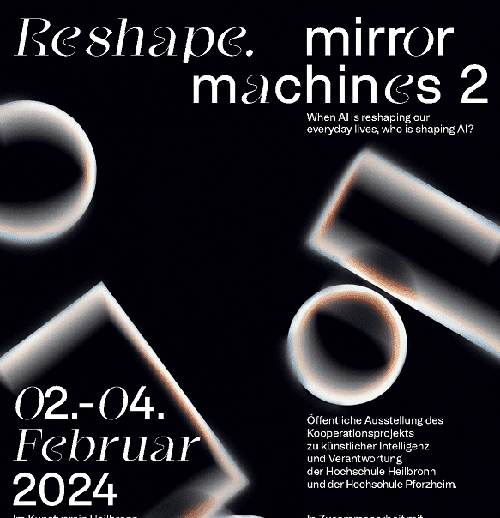 KI-Kunst-Ausstellung „Reshape! Mirror Machines 0010.“ in Heilbronn