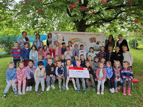 Kindergarten „Lehle“ in Aktion für „kleine Helden“