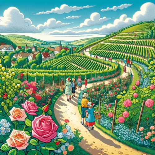 Wein- und Rosenrundweg in Weinsberg