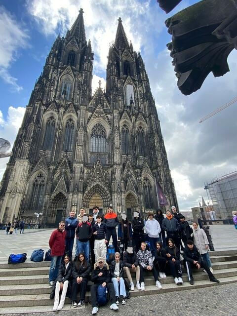 Abschlussfahrt der Rosenauschule nach Köln