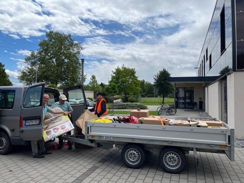 UKRAINE-ACTIVITY: Spendenbereitschaft in Heilbronn