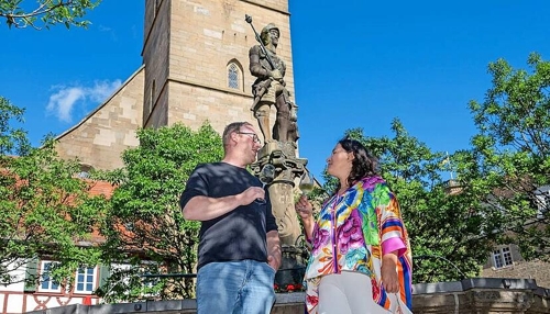 Start beim 27. Hohenloher Weindorf: Eröffnung mit regionaler Küche