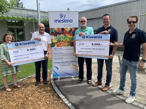 Erlöse aus Golfturnier sinnstiftend eingesetzt!: Der Kiwanis-Club Heilbronn e.V. hilft