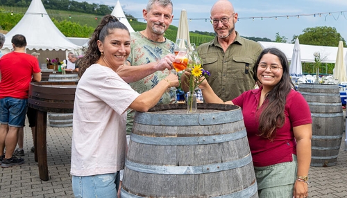 Unbeschwerte Stunden beim Wengertfescht am Wartberg