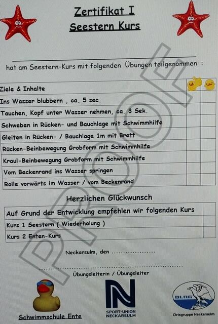 Schwimmkurs für Kinder in Heilbronn