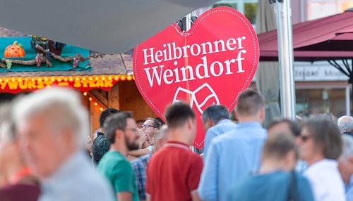 Genuss in der Weinlaube in Heilbronn