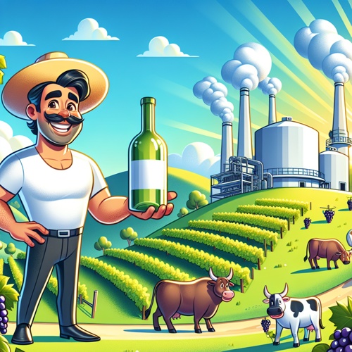 Selbstvermarktung von Wein in Verbindung mit Landwirtschaft