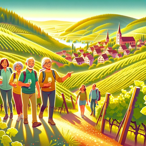 Mittwochswanderung mit Wein in der Region Heilbronn