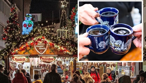 Glühwein auf dem Käthchen Weihnachtsmarkt