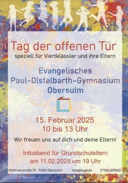 Infotag und Infoelternabend am PDG Obersulm