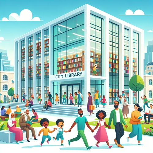 Stadtbibliothek als Besuchermagnet