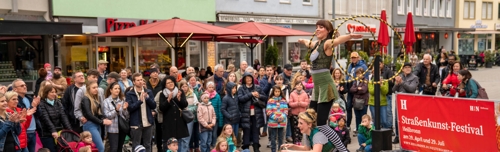 Straßenkunst-Festival „KulturSamstag“ in Heilbronn