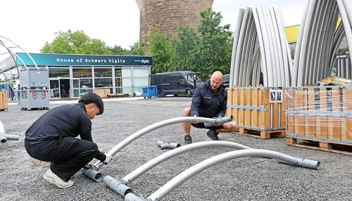 Tech in Heilbronn: Aufbau für Mega-KI-Event läuft auf Hochtouren