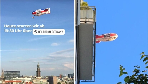 Trigema setzt auf innovative Werbung mit Luftschiff
