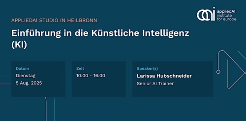 Einführung in die Künstliche Intelligenz (KI) – wissensstadt heilbronn