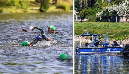 Dramatische Rettung beim Triathlon Heilbronn