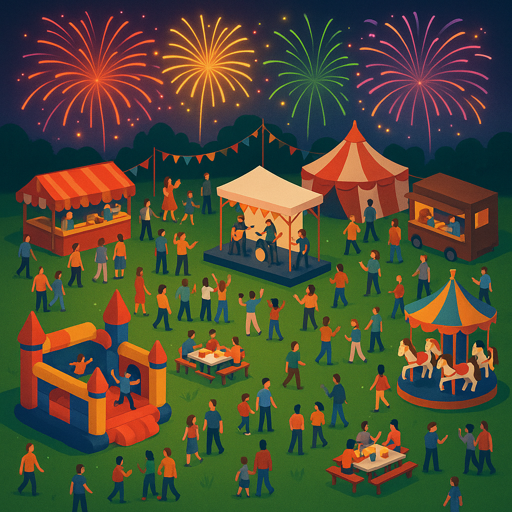 Spektakuläres Abschlussfeuerwerk beim Heilbronner Volksfest 2025