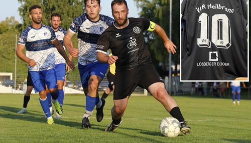 VfR Heilbronn feiert neuen Rückensponsor und Testspiel-Sieg