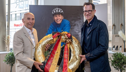 Rollender Wertekompass, rollendes Vorbild: Ortwin Czarnowski ist 85