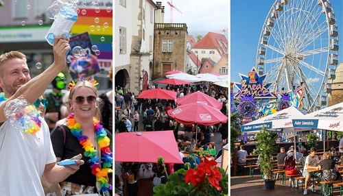 Wein im Mittelpunkt: Heilbronner Volksfest und Hohenloher Weindorf