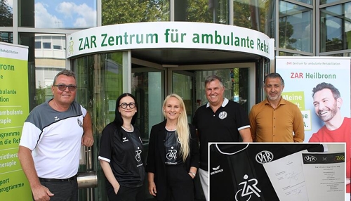 VfR Heilbronn begrüßt neuen Hauptsponsor ZAR