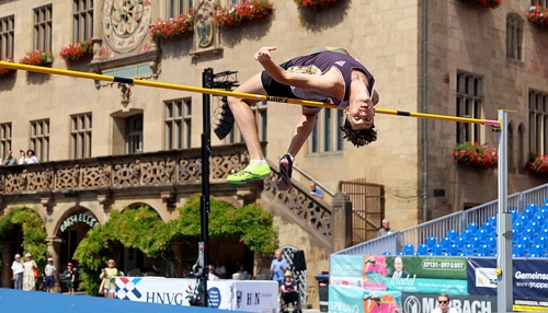 Matyas Cudly gewinnt U23-Hochsprungwettbewerb in Heilbronn