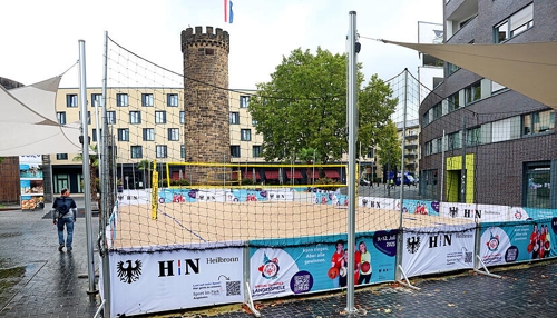 Beachvolleyball in Heilbronn begeistert die Anwohner
